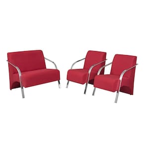 Conjunto Poltronas Vênus 1 Dois Lugares 2 Um Lugar Braços Em Alumínio 1 Namoradeira 2 De Um Lugar D Salla Suede