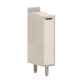 Balcão 20cm 1 Porta Com Tampo Stylo Luciane Móveis Cinammon/beige