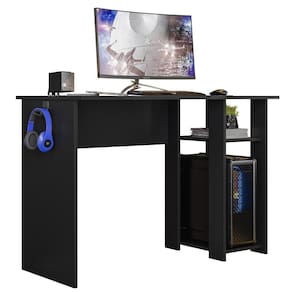 Mesa Gamer Para Computador 5050 Preto Fosco Plla Preto Fosco