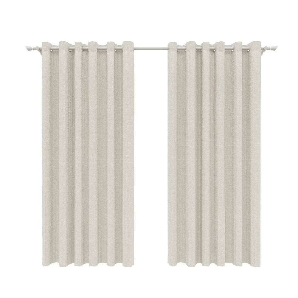 Cortina em Linho 400cm X 230cm Flat Natural Natural