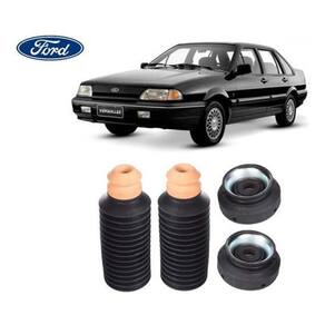 Par Kit Coxim Batente Coifa Dianteiro Ford Versailles Até 94