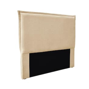 Cabeceira Cama Box Solteiro 90 Cm Garden Linho S04 Cor Dourado