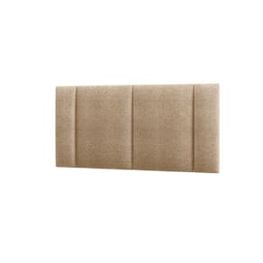 Cabeceira Casal Estofada Com Led Boucle Bege