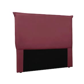 Cabeceira Cama Box Casal 140 Cm Garden Veludo S04 Cor Vinho
