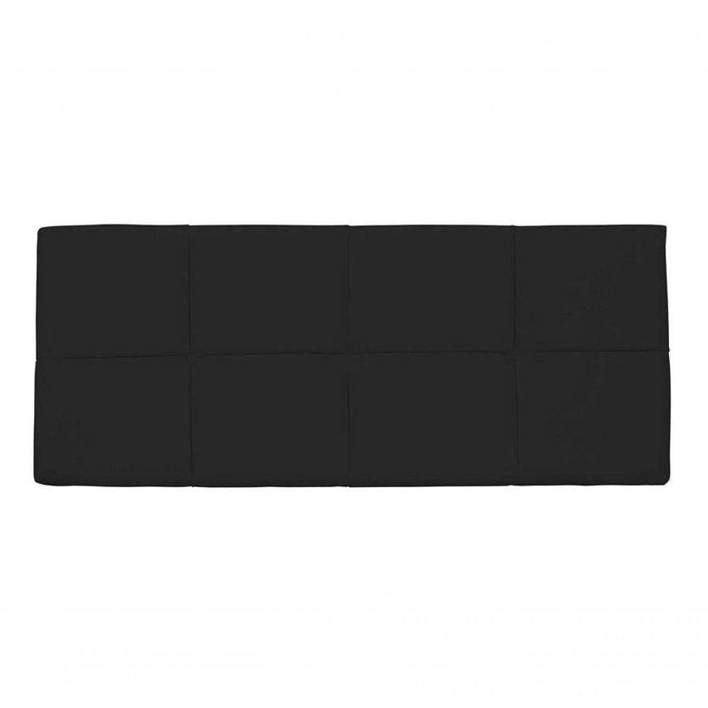 Painel Cabeceira Casal 1,40cm Casal Preto