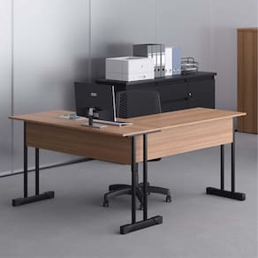 Mesa De Computador Em L Com Gaveta Lima Montana