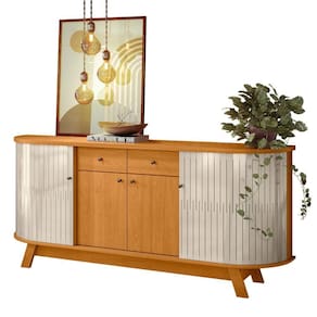 Buffet Para Sala Com 4 Portas Toronto Cinamomo Off White