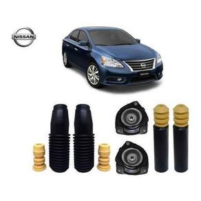 4 Kit Coxim Batente Coifa Dian Tras Nissan Novo Sentra 2.0 2015 2016 2017
