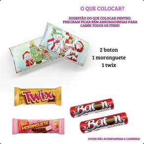30 Lembrancinhas Natal Caixinhas Noel Hoho Mimo Cliente