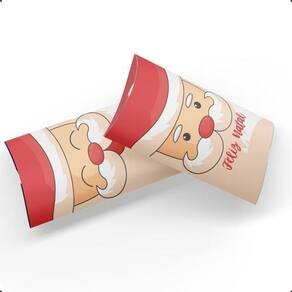 50 Caixinhas Travesseiro Papai Noel Lembrancinhas Natal
