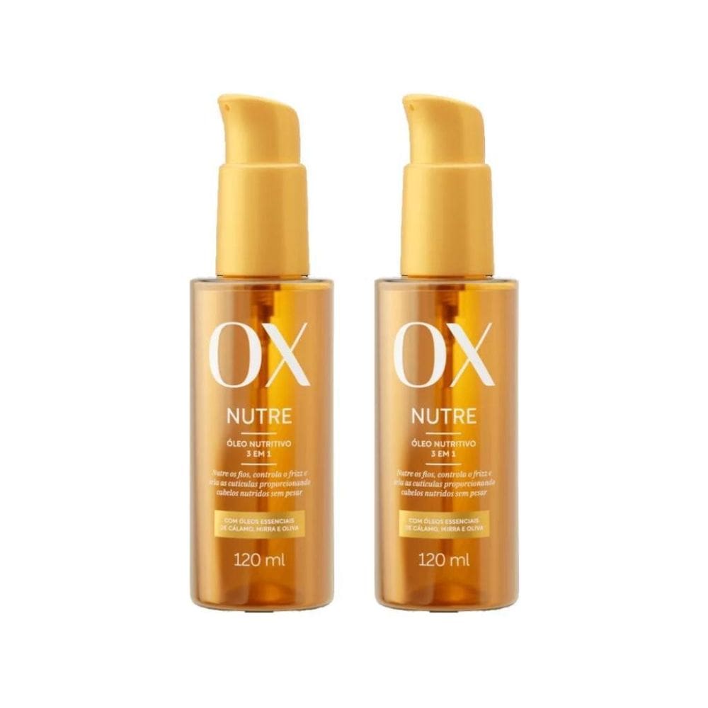 Oleo Capilar Ox 120Ml Nutre - Kit Com 2Un