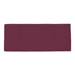 Painel Cabeceira Casal 1,40cm Casal Vinho - Bordô
