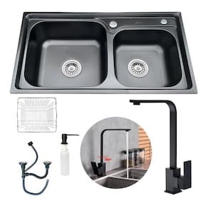 Kit Cuba Cozinha Pia Dupla E Torneira Perfil Em L Slim Luxo