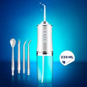 Aparelho Bucal Elétrico 3 Em 1 Limpeza Profunda Implantes E