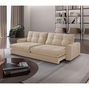 Sofá Firenze Linho 02 Módulos De 80cm B25cm Meu Sofá Online A294 Linho Creme
