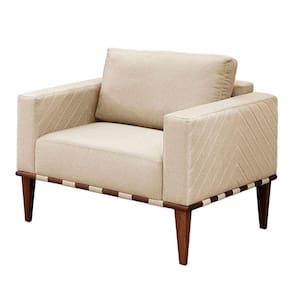 Conjunto 2 Poltronas Bella Veludo Castellar Móbile Bege Claro