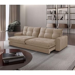 Sofá Firenze Linho 02 Módulos De 80cm B25cm Meu Sofá Online A226 Linho Bege