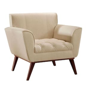 Conjunto 2 Poltronas Lyz Veludo Castellar Móbile Bege Claro