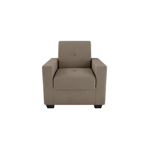 Poltrona Decorativa Lavinia Veludo Masserati Capuccino Matrix