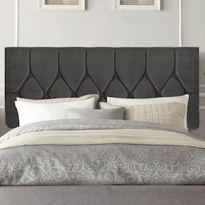 Painel Estofada Istambul Botão Capitonê 140cm Casal Para Cama Box Quarto Corino Cinza - Gat Magazine