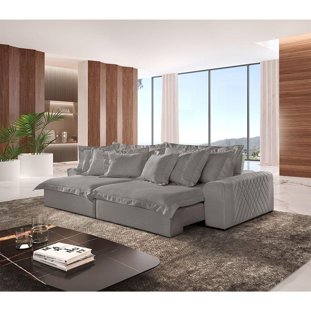 Sofá Luz Veludo 02 Módulos De 90cm B25cm Meu Sofá Online B026 Veludo Prata