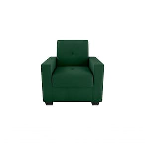 Poltrona Decorativa Lavinia Veludo Masserati Verde Matrix