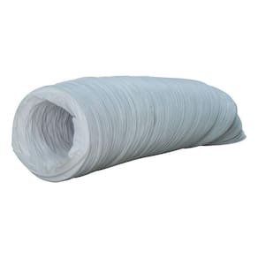 Duto Flexível Pvc Branco 4`` 100mm X 1 Metro
