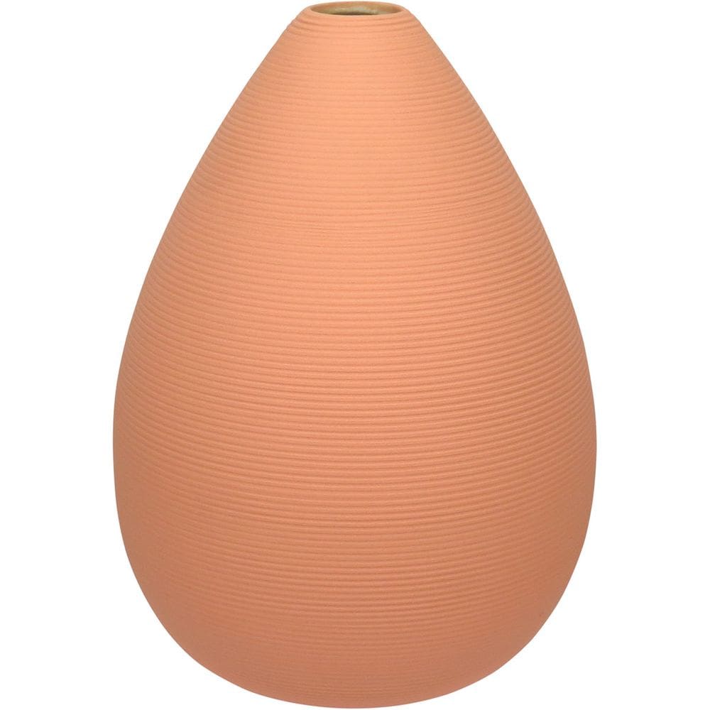 VASO DECORATIVO ENFIETE CASA HOME&CO CERÂMICA 21x16x16cm PÊSSEGO