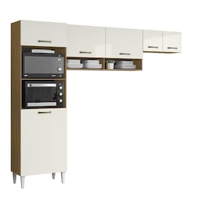 Cozinha Compacta 197cm 6 Portas Atacama Off White