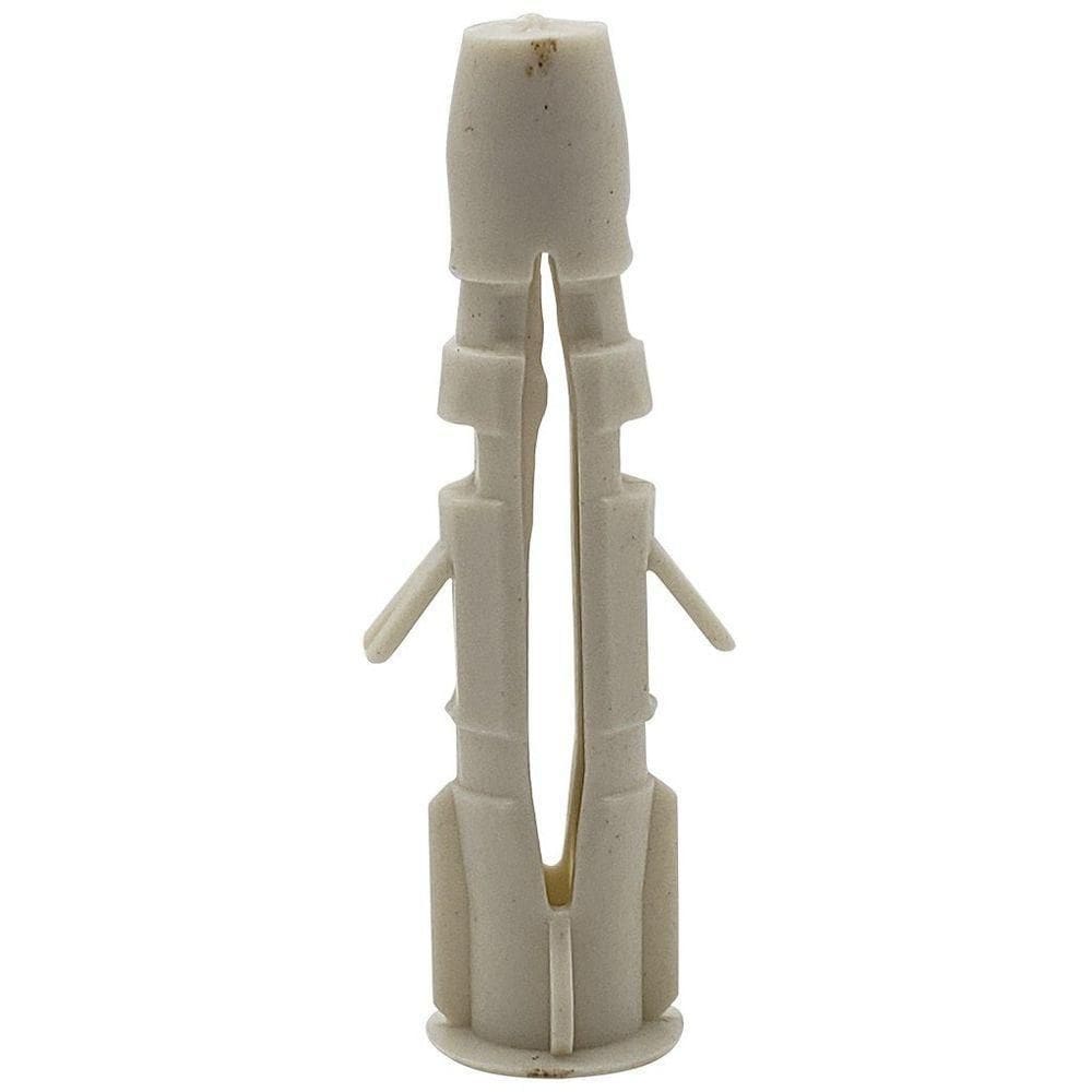 Bucha 6mm P- Tijolo Com Aba 100 Unidades