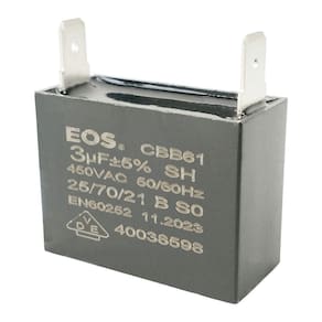 Capacitor Caixa Preto 3 Uf 450v