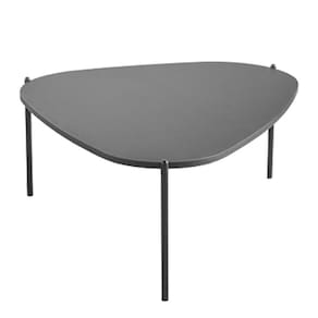 Mesa De Centro Organica Pe Metal Preto Nero 28014 Artesano Nero Preto