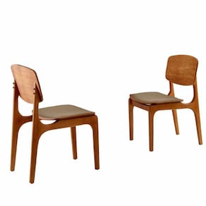 Conjunto Com 2 Cadeiras Malta Gold Moderna Mobília Ferrara-cinam.imbuia