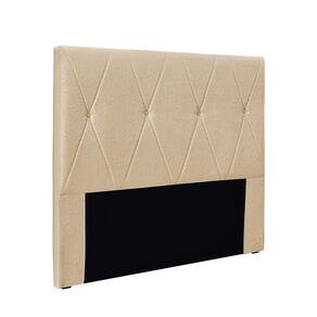 Cabeceira Cama Box Casal 140 Cm Aquilla Linho S04 Cor Dourado