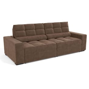 Estofado Deluxe 268cm Molas Retrátil E Reclinável Kappesberg Marrom