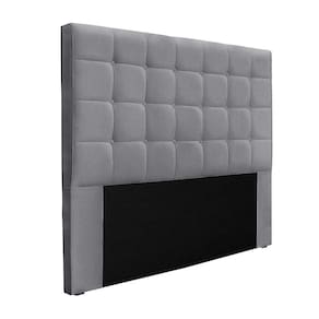 Cabeceira Cama Box Casal 140 Cm Verona Linho S04 Cor Cinza