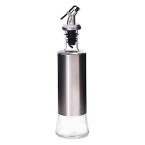 Galheteiro 300Ml Em Vidro E Aço Inox Dosador