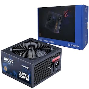 Fonte Gamer Atx Fortrek Black Hawk 650W, 80 Plus Bronze,
