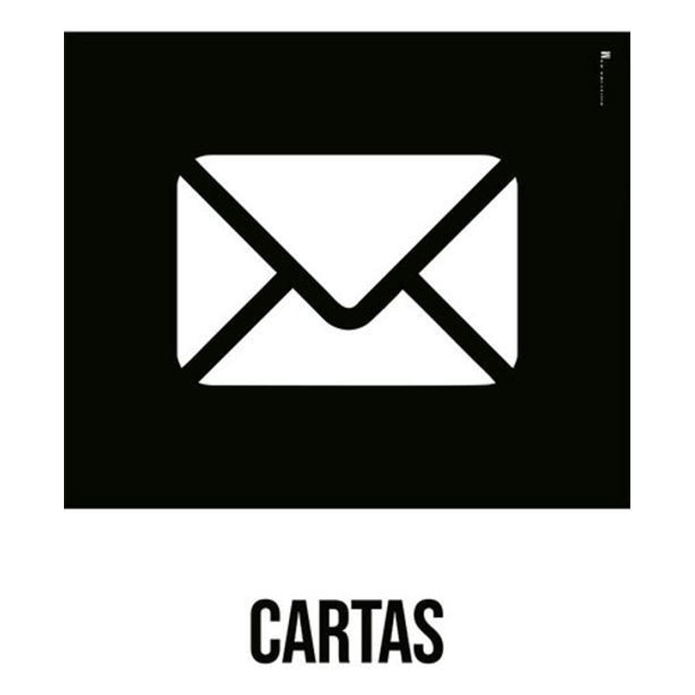 Kit 3 Placas Desenho - Cartas