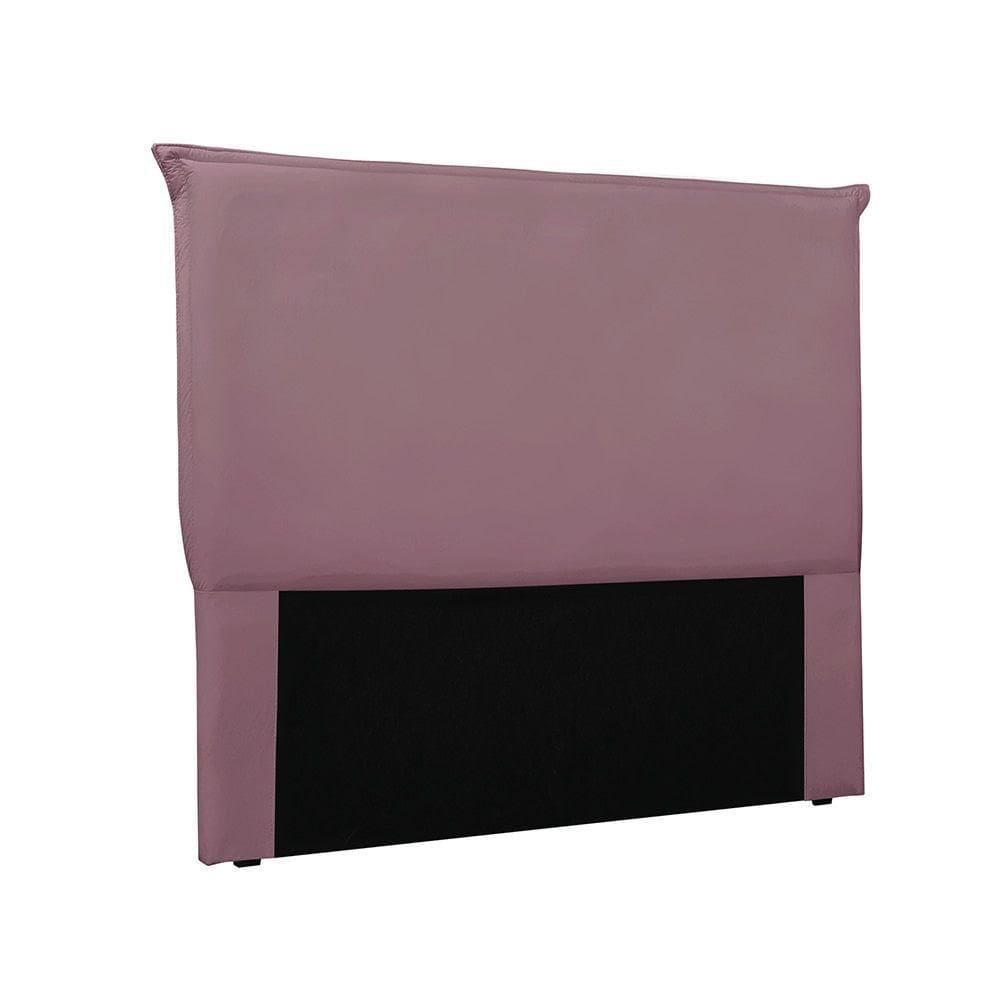 Cabeceira Cama Box Casal 140 Cm Garden Veludo S04 Cor Uva