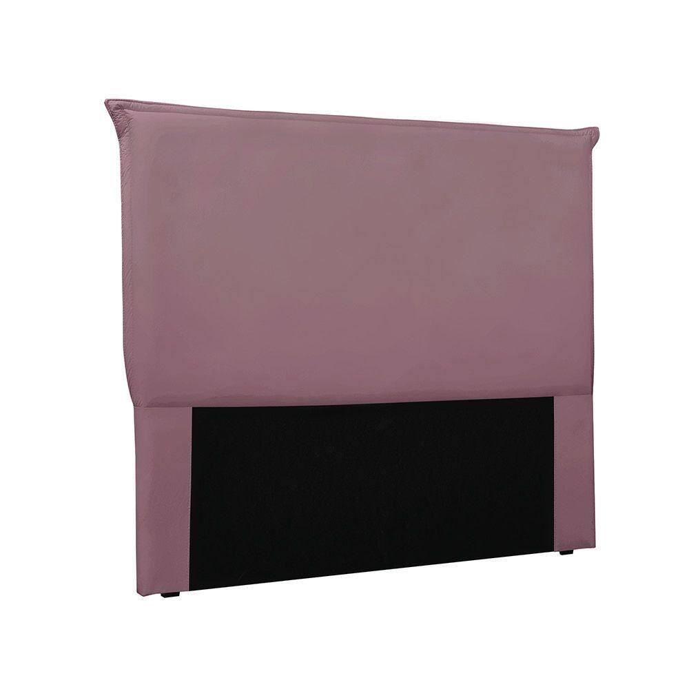 Cabeceira Cama Box Solteiro 90 Cm Garden Veludo S04 Cor Uva