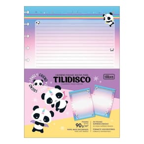 Refil Tilidisco Universitário Lovely Friend 50Flhs Tilibra