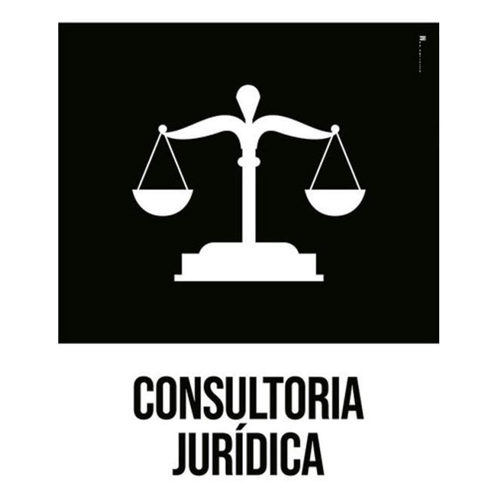 Kit 3 Placas Consultória Jurídica Desenho