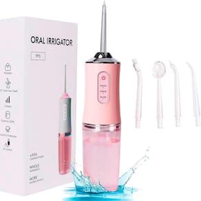 Aparelho Bucal Elétrico Jato Potente Limpeza Completa Dentes