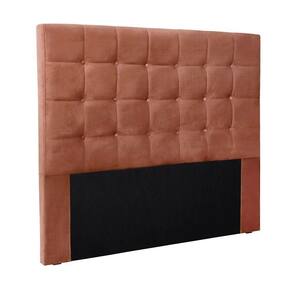 Cabeceira Cama Box Solteiro 90 Cm Verona Veludo S04 Cor Cobre