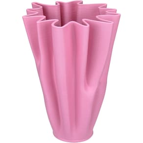 VASO DECORATIVO ENFEITE CASA 3D HOME&CO CERÂMICA 25x18x18cm ROSA