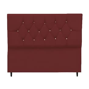 Cabeceira Estofada Cama Box Solteirão 100 cm Suede Nina