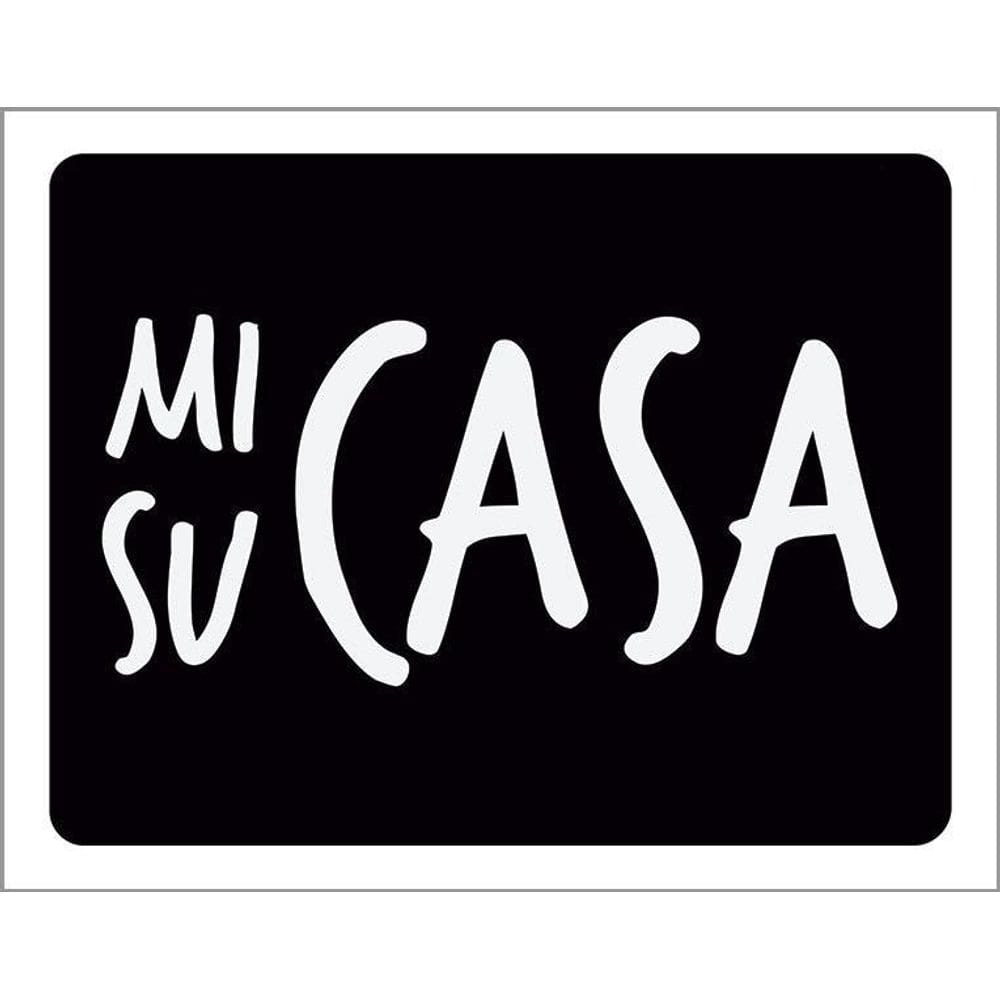 Kit 3 Placas Decorativa Mi Casa Su Casa