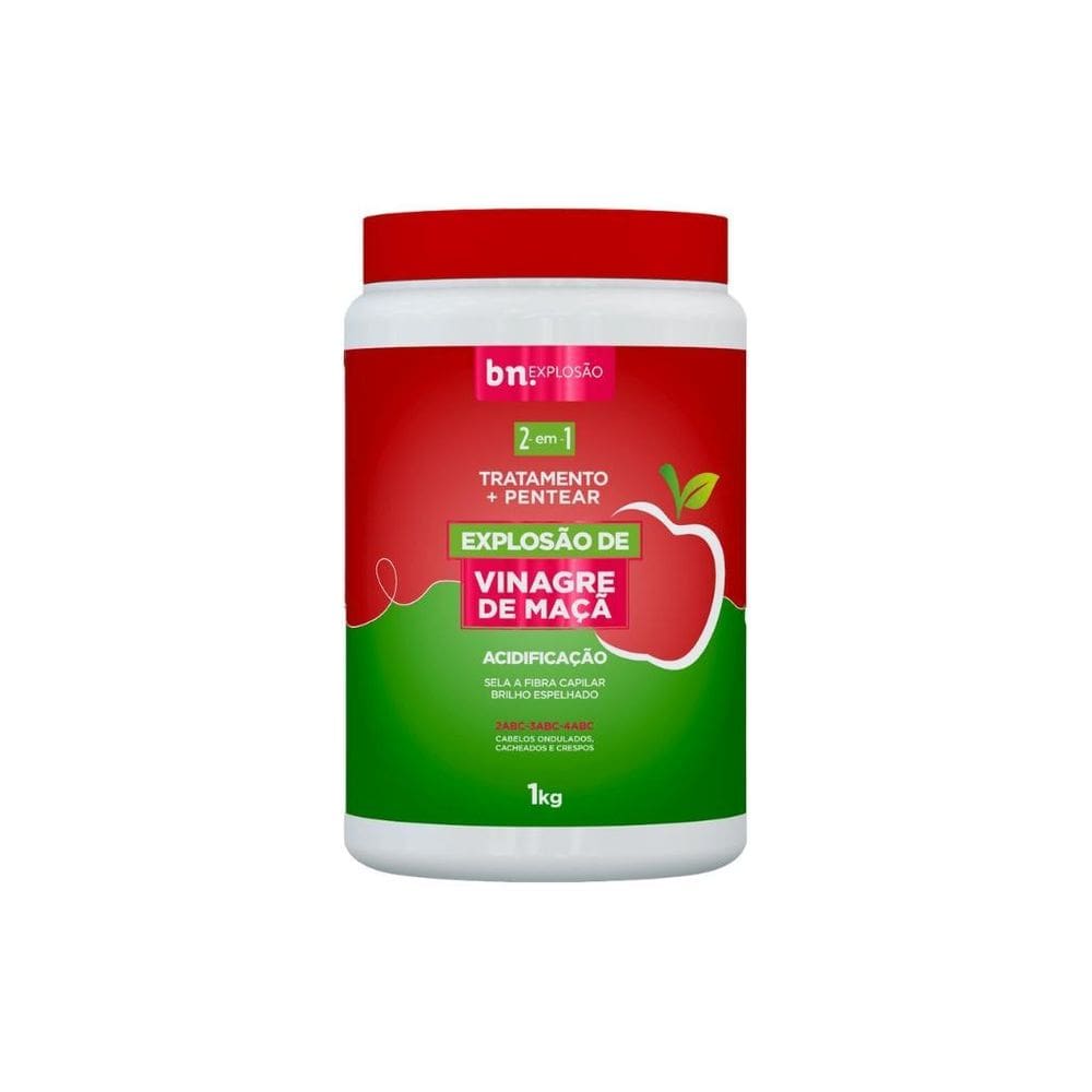 Creme De Tratamento Beleza Natural 1000G Explosao Vinagre