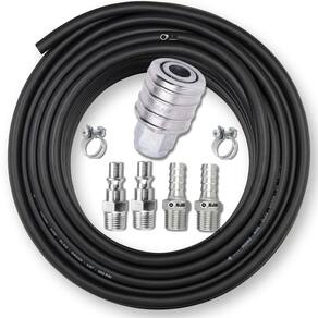 Kit De Mangueira 10M E Acessórios Para Compressor De Ar